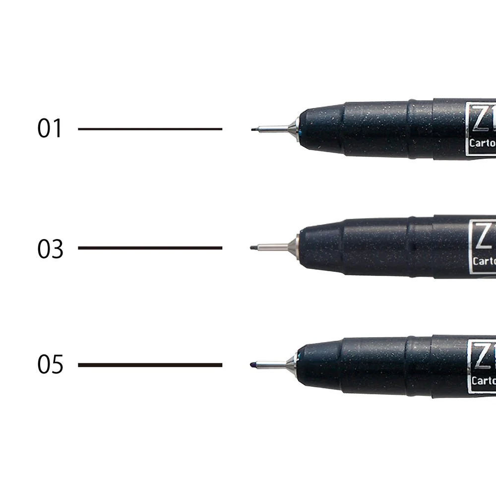 ZIG Cartoonist Mangaka Pen Sets / Kuretake - Image 4
